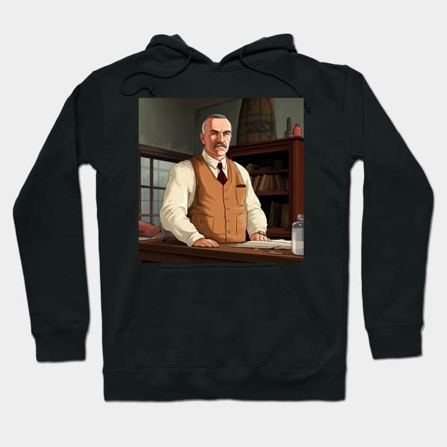 Ernest Rutherford Hoodie by ComicsFactory